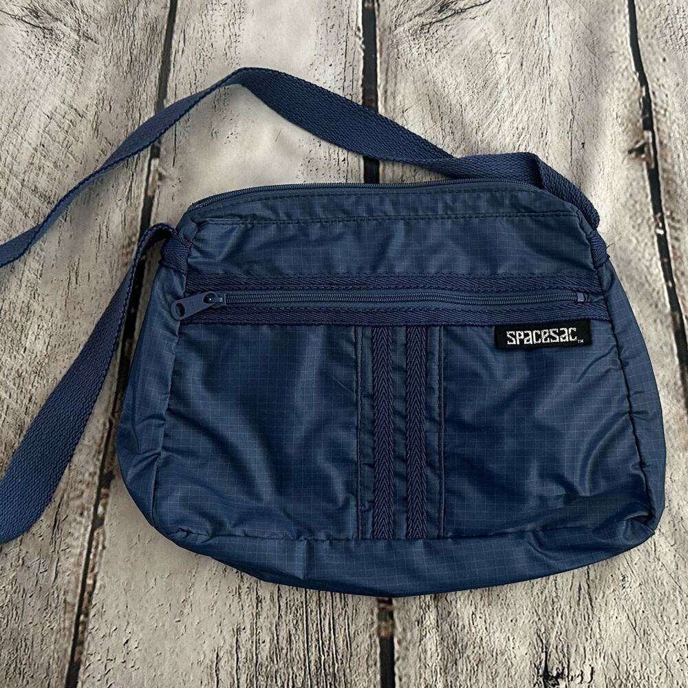 D22 Spacesac Blue Shoulder Bag, Pre-owned